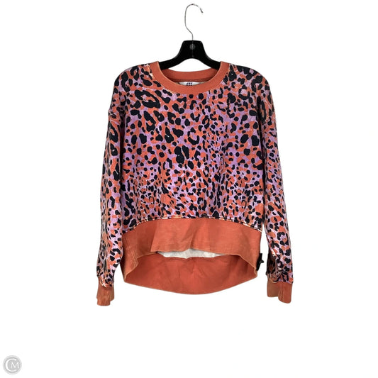 Sweatshirt Crewneck By Joy Lab In Animal Print, Size: M