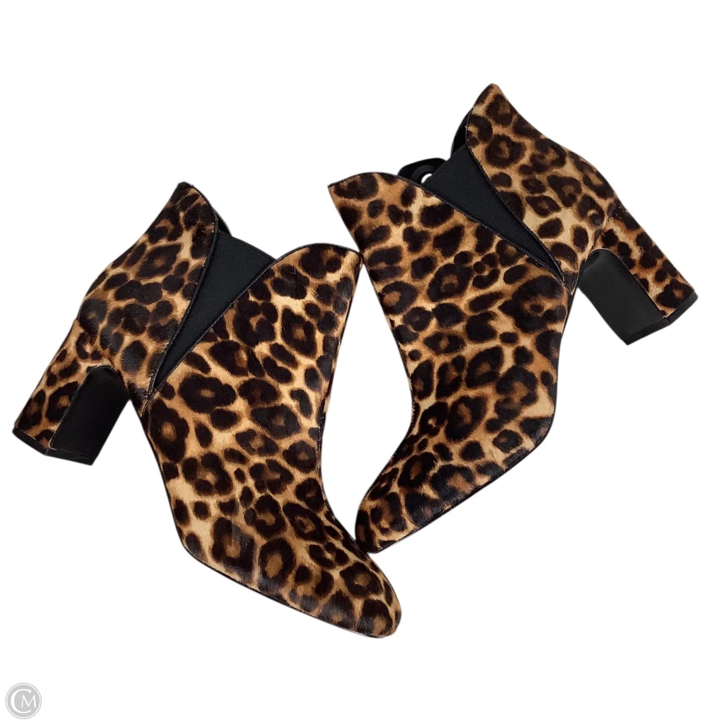 Boots Ankle Heels By White House Black Market In Animal Print, Size: 8.5