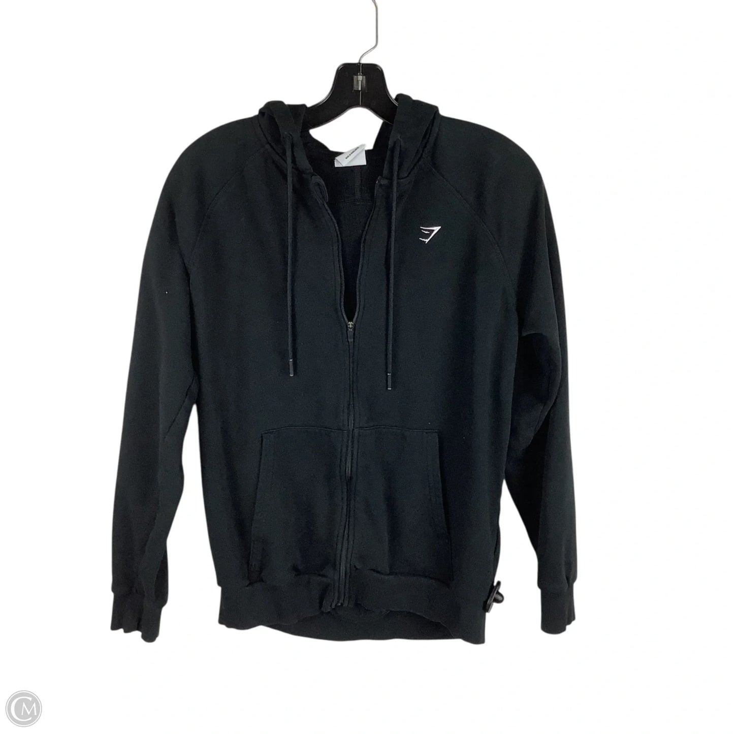 Athletic Jacket By Gym Shark In Black, Size: M