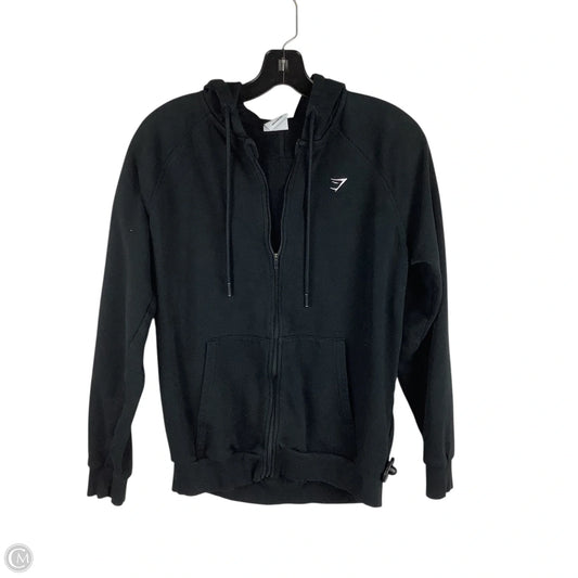 Athletic Jacket By Gym Shark In Black, Size: M