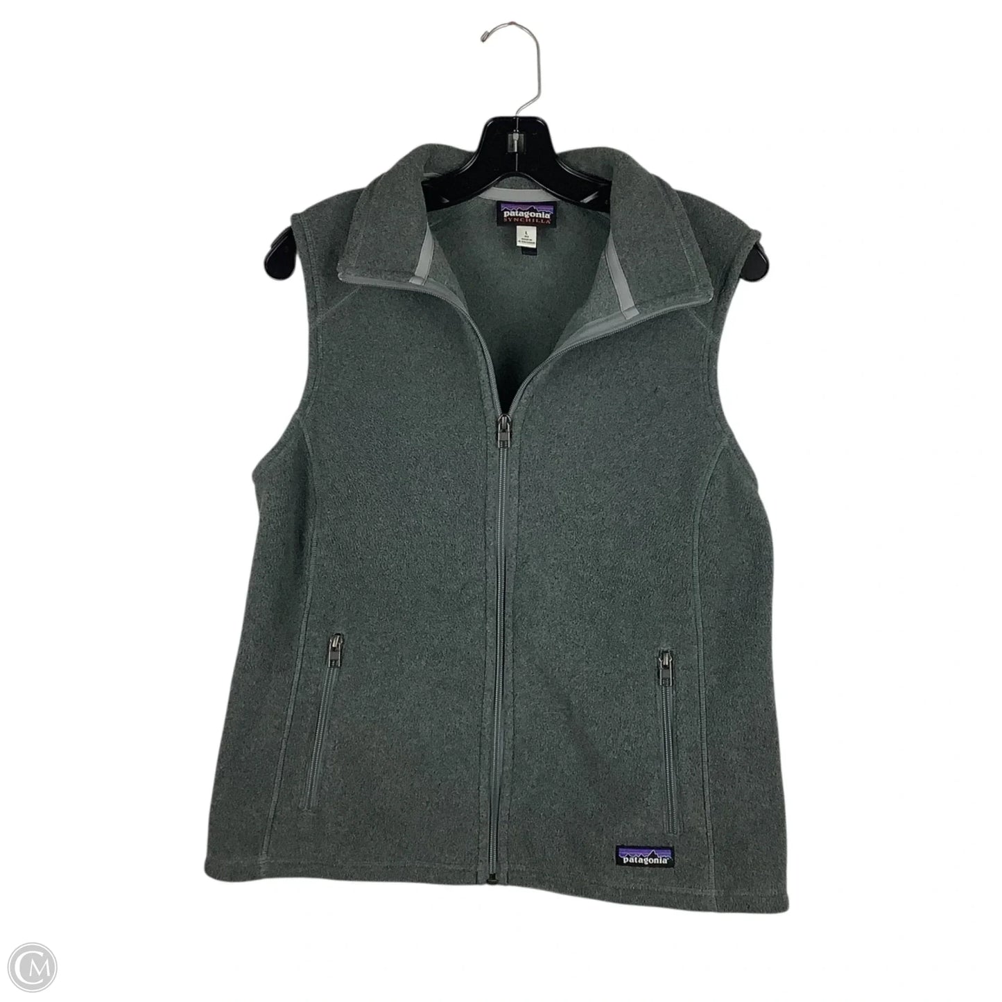 Vest Fleece By Patagonia In Grey, Size: L