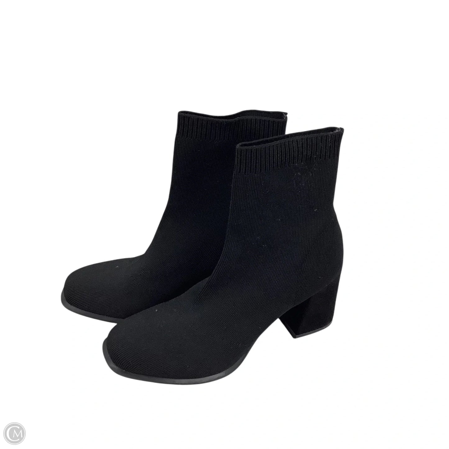 Boots Ankle Heels By Mia In Black, Size: 9