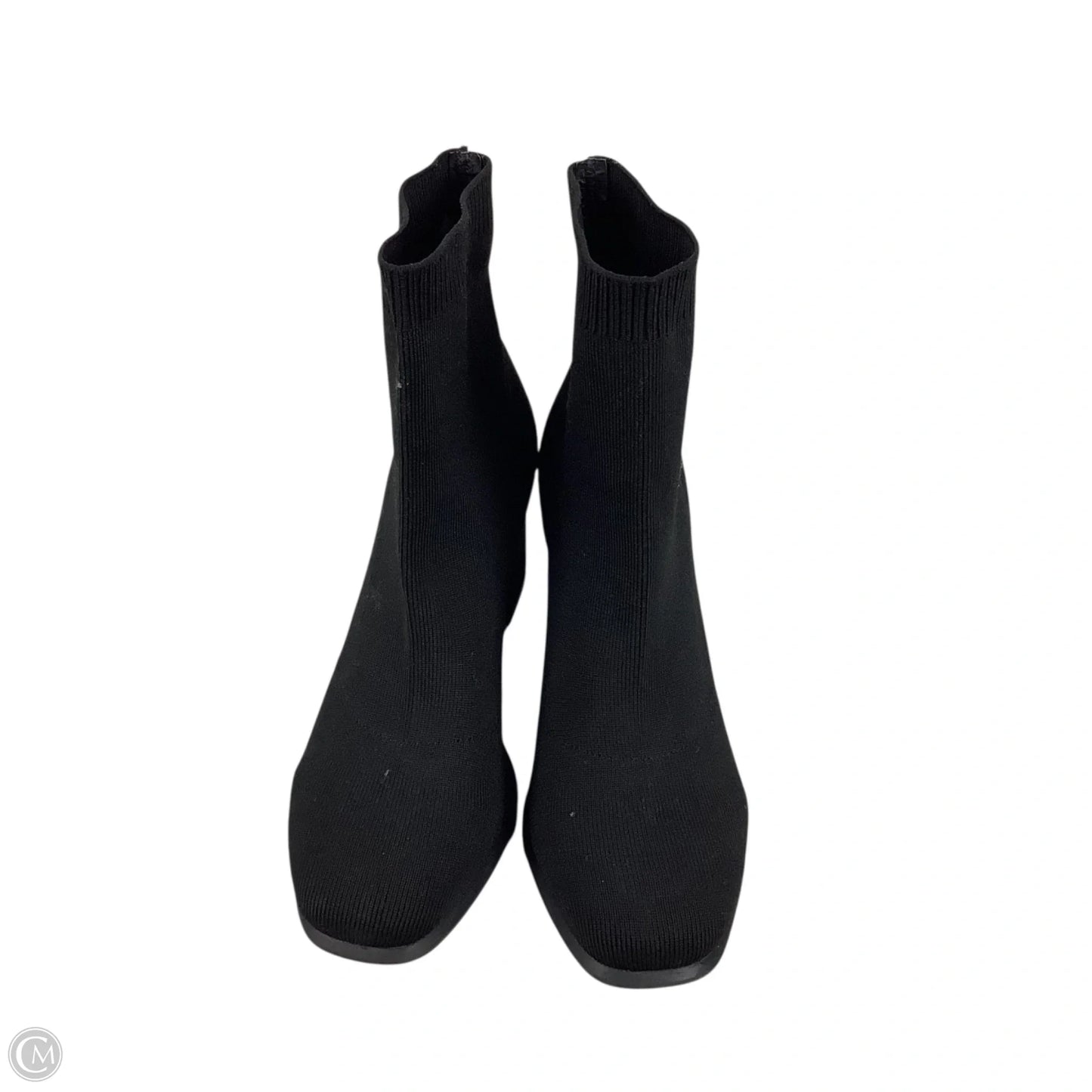 Boots Ankle Heels By Mia In Black, Size: 9