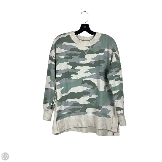 Sweatshirt Crewneck By Aerie In Camouflage Print, Size: S