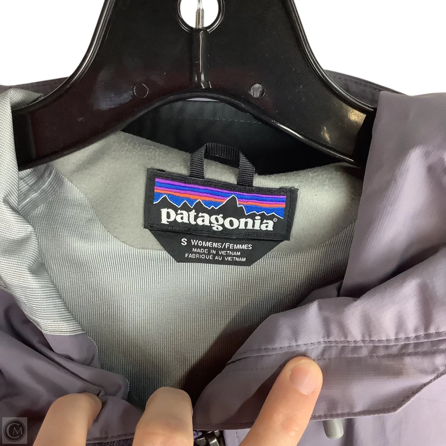 Jacket Windbreaker By Patagonia In Purple, Size: S