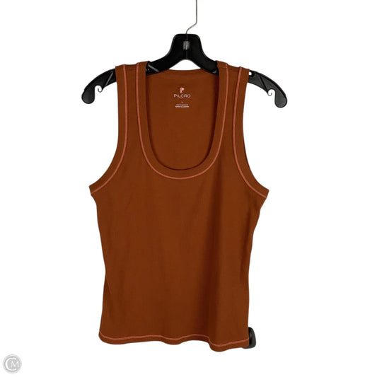 Top Sleeveless Basic By Pilcro In Orange, Size: L