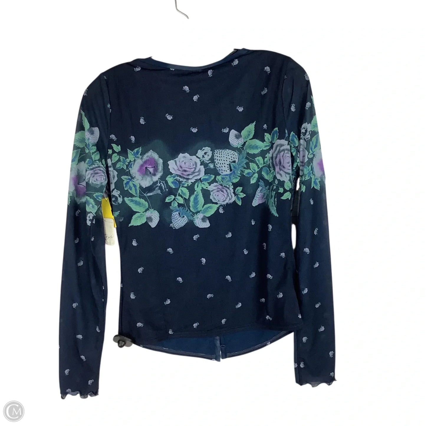 Top Long Sleeve By Free People In Navy, Size: S