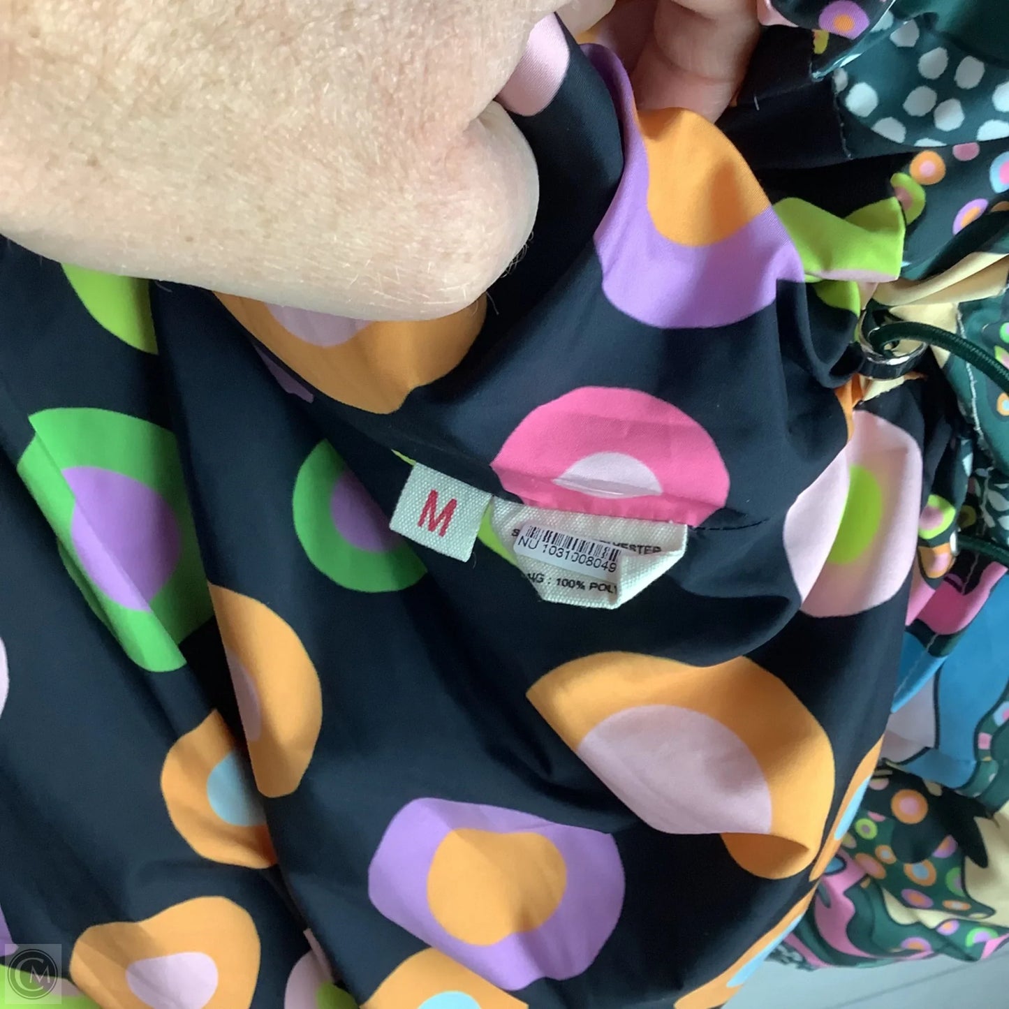 Coat Puffer & Quilted By Cmc In Multi-colored, Size: M (AS IS)