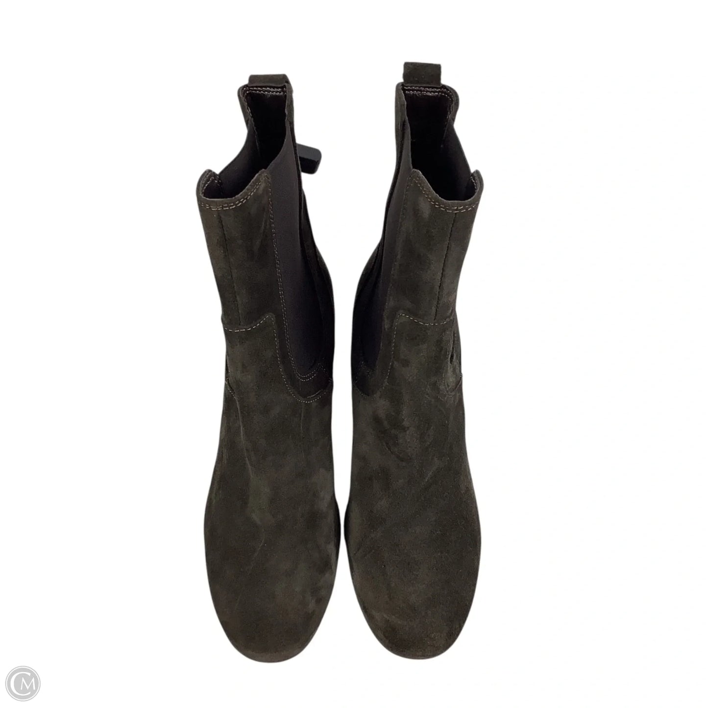 Boots Ankle Heels By Cmc In Brown, Size: 8 (39)