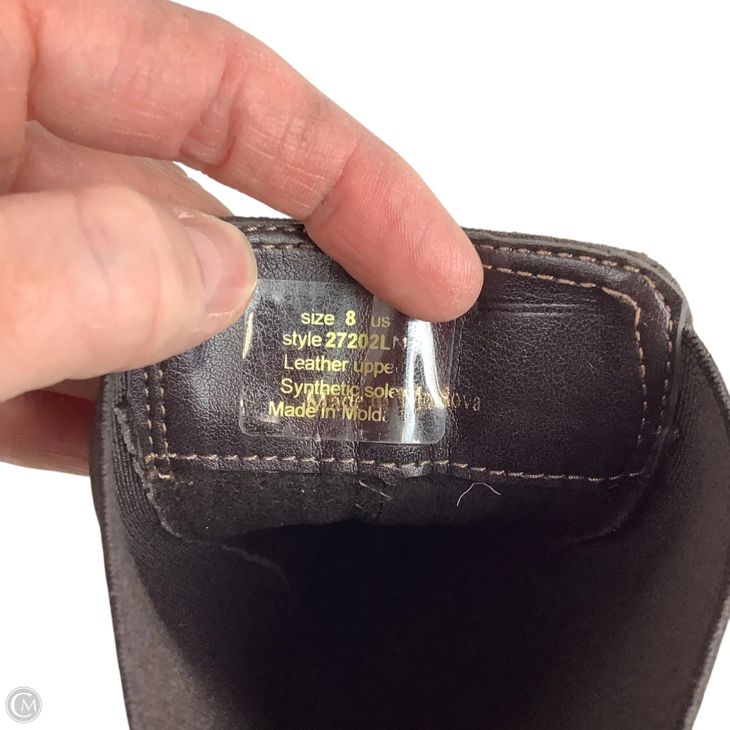 Boots Ankle Heels By Cmc In Brown, Size: 8 (39)