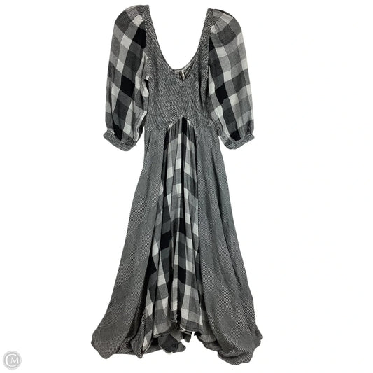 Dress Casual Maxi By Free People In Checkered Pattern, Size: S