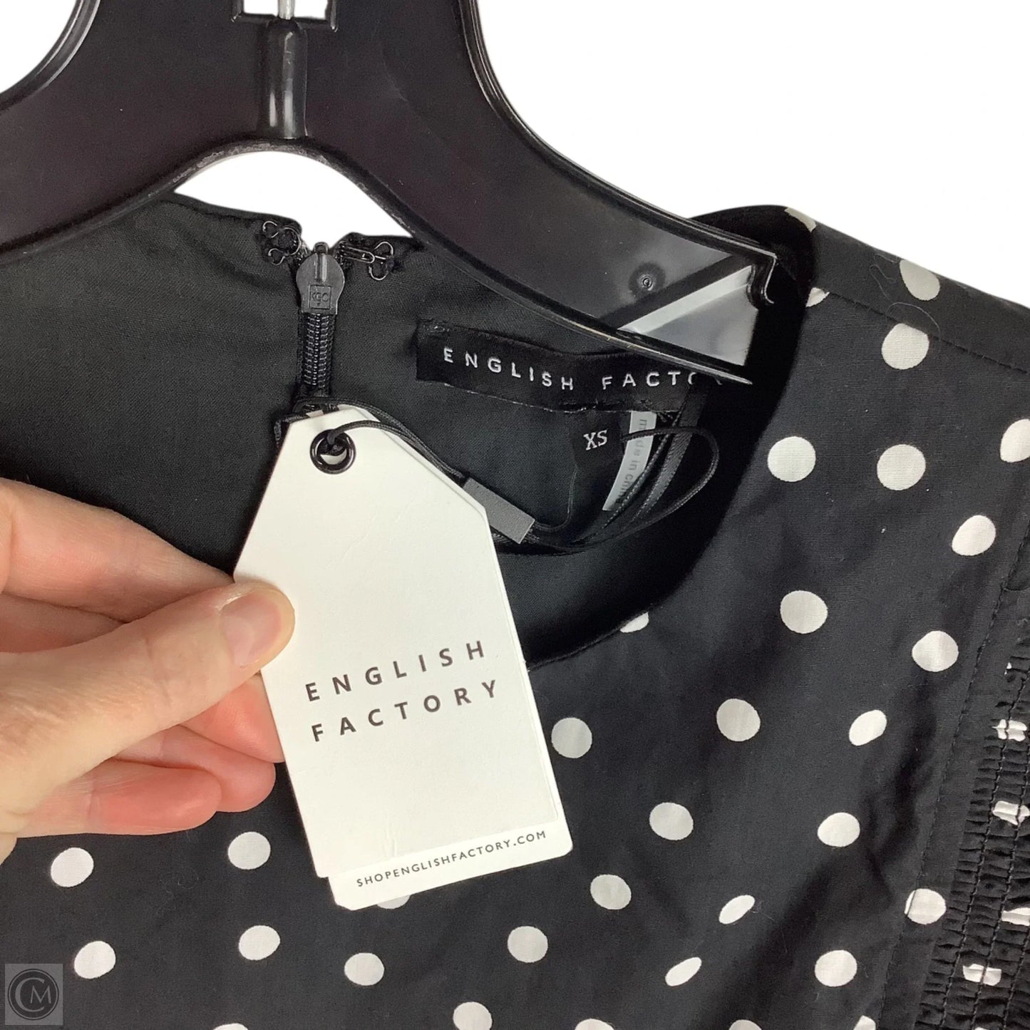 Dress Party Short By English Factory In Polkadot Pattern, Size: Xs