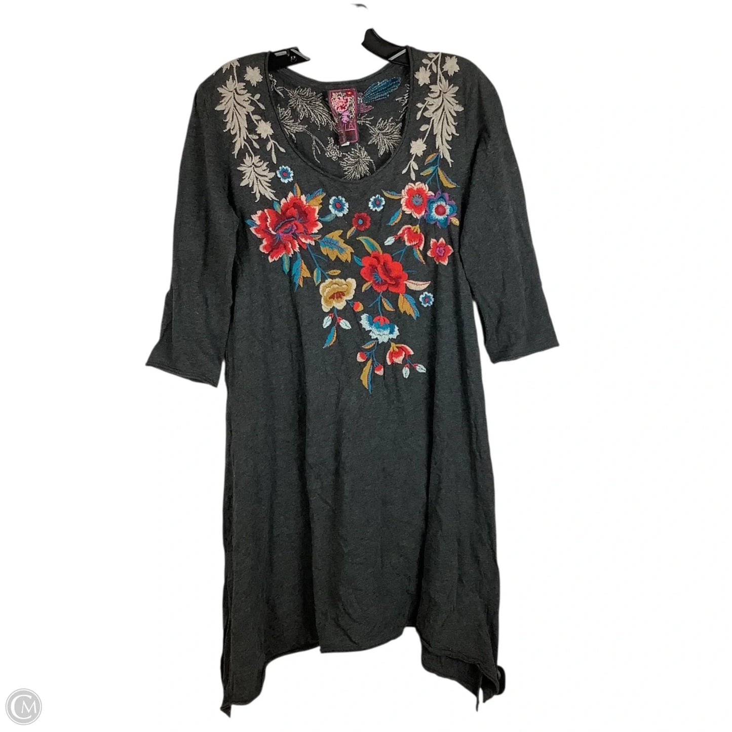 Dress Casual Short By Johnny Was In Grey, Size: Xs