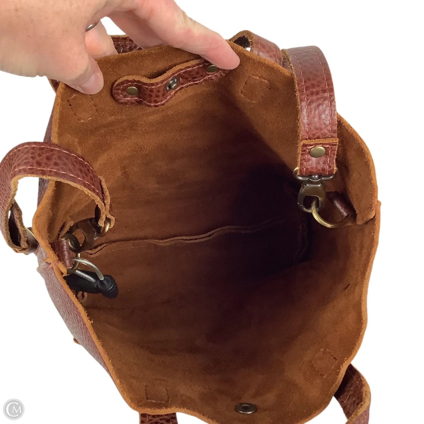 Crossbody Leather By Portland Leather, Size: Medium