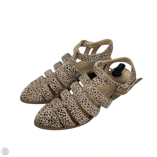 Shoes Heels Block By Cl By Chinese Laundry In Animal Print, Size: 7.5