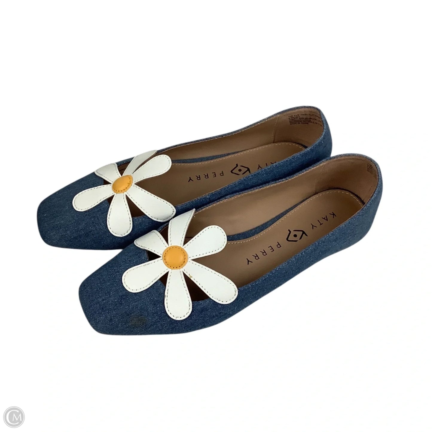 Shoes Flats By Katy Perry In Blue Denim, Size: 8.5