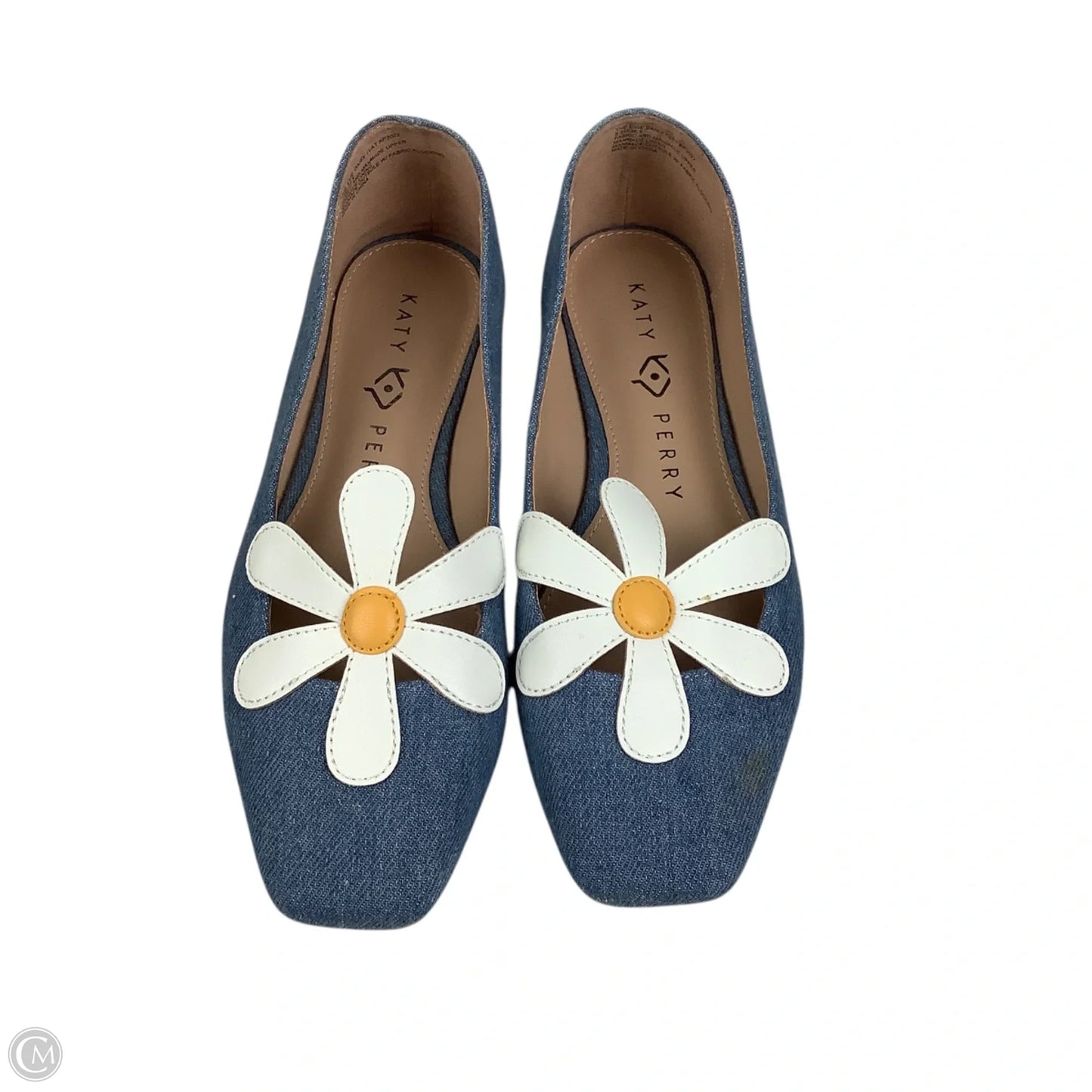 Shoes Flats By Katy Perry In Blue Denim, Size: 8.5