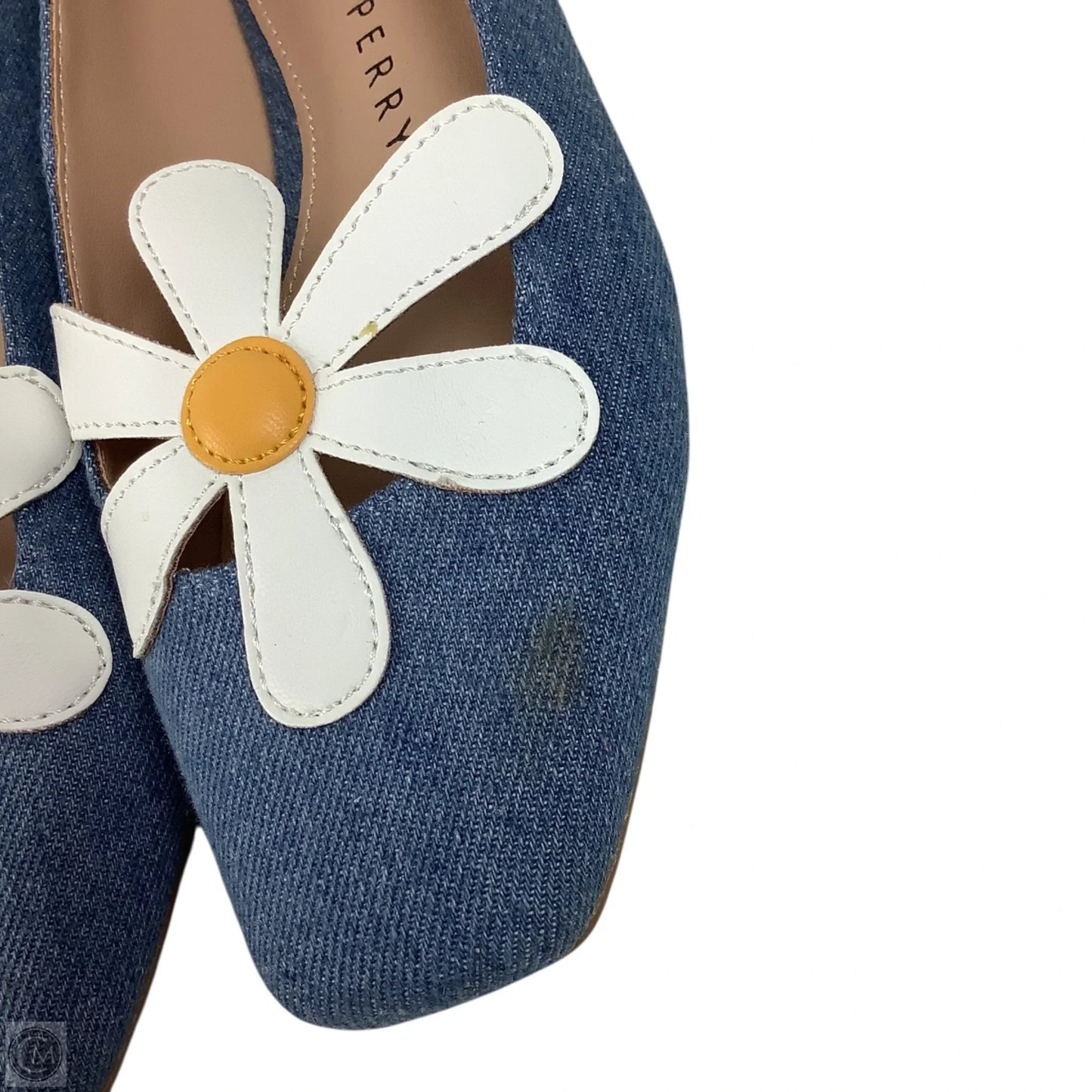 Shoes Flats By Katy Perry In Blue Denim, Size: 8.5