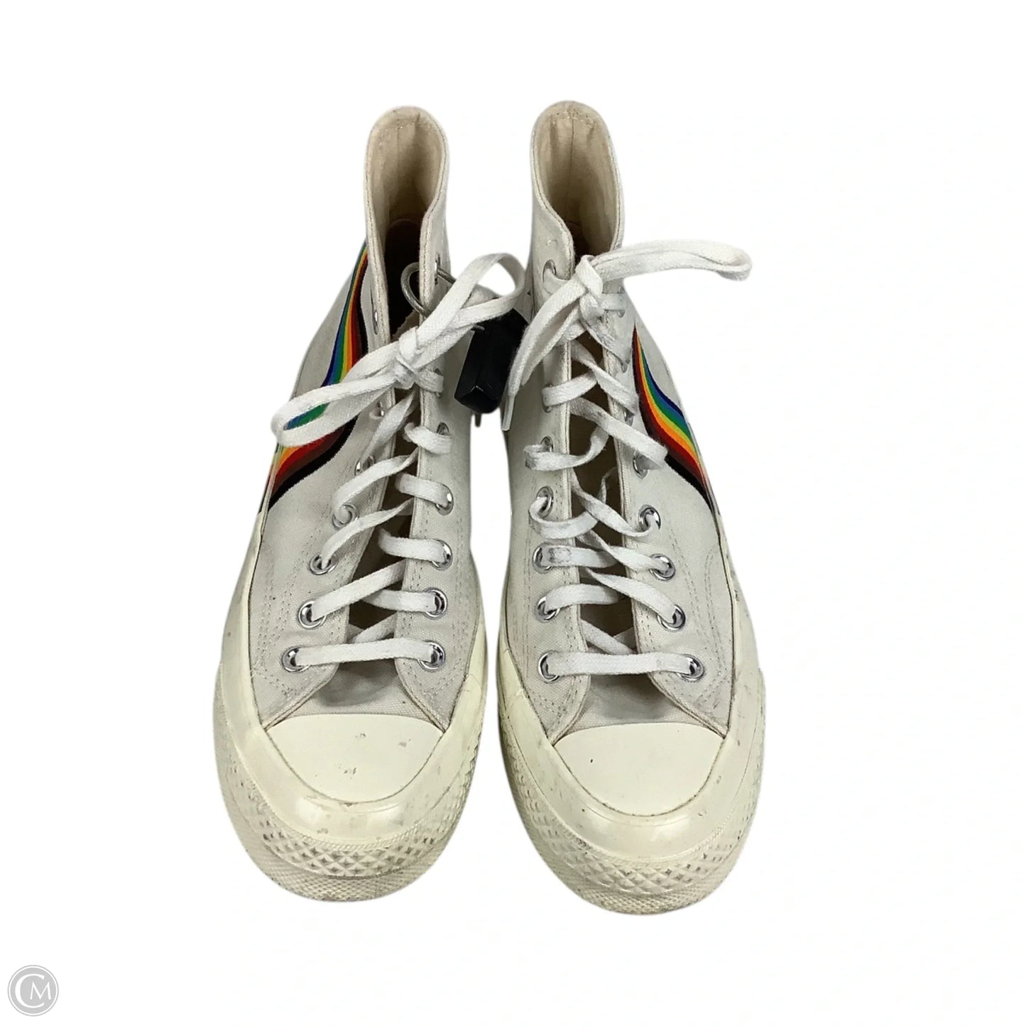 Shoes Sneakers By Converse In Rainbow Print, Size: 9