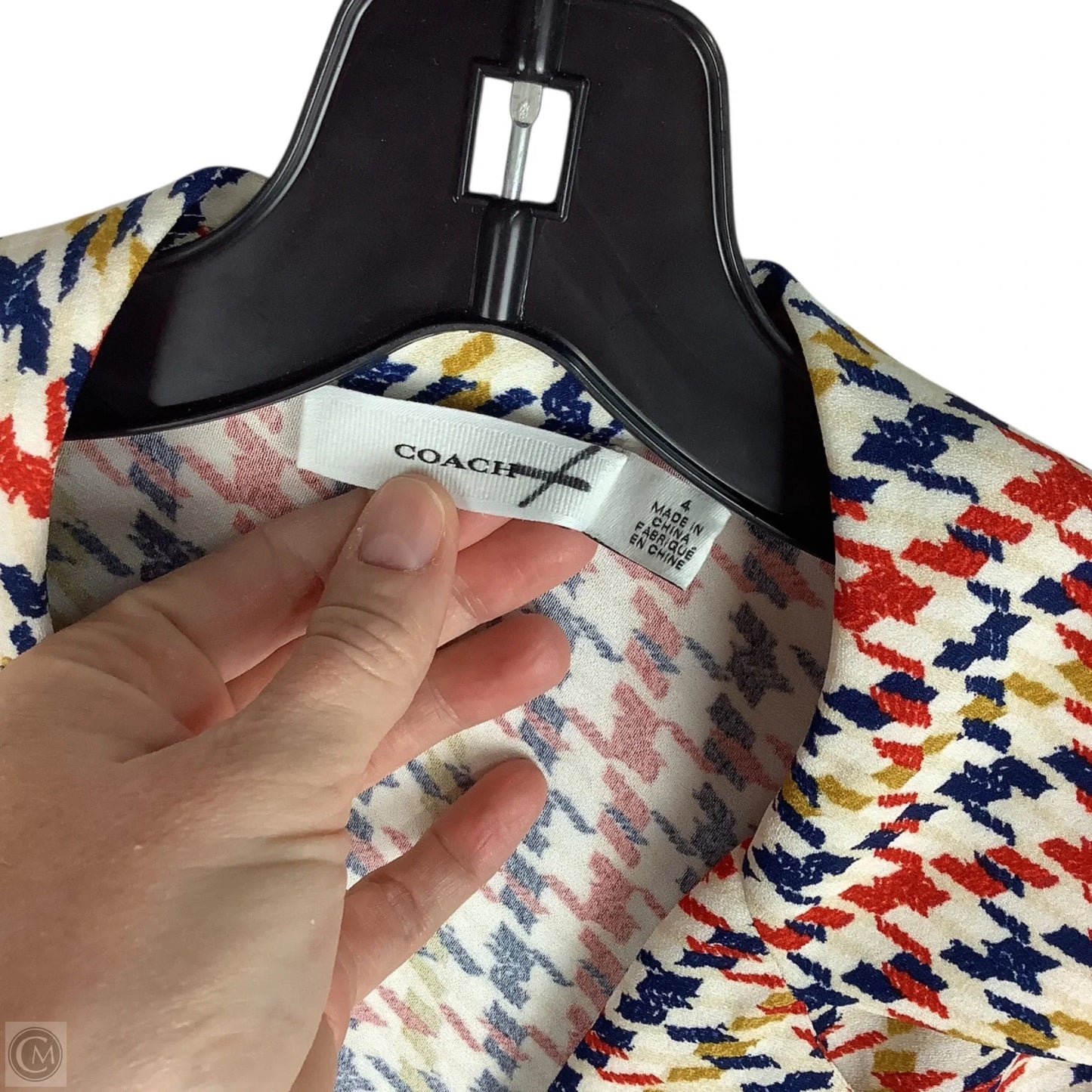 Dress Designer By Coach In Multi-colored, Size: 4