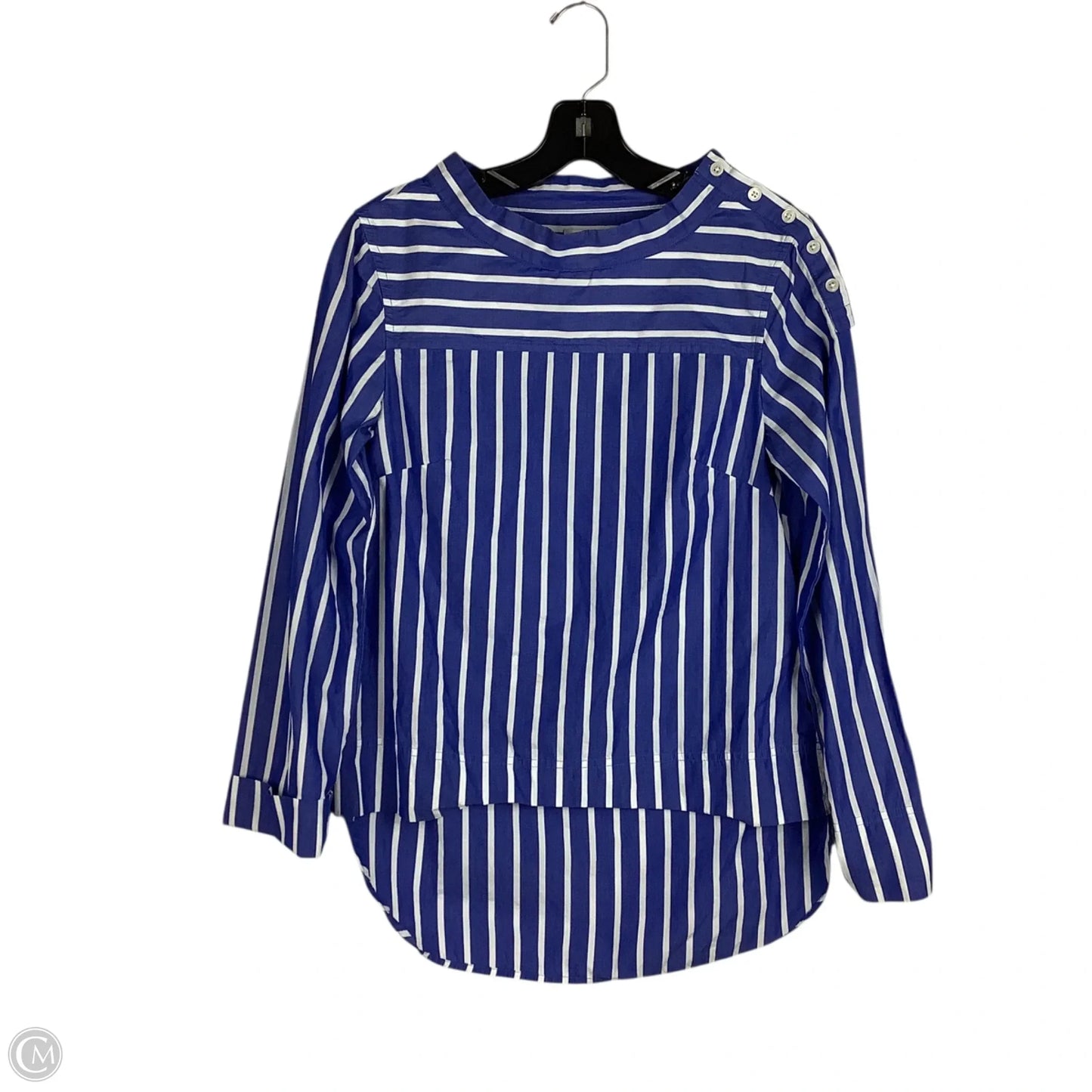Top Long Sleeve By J. Crew In Blue, Size: 0