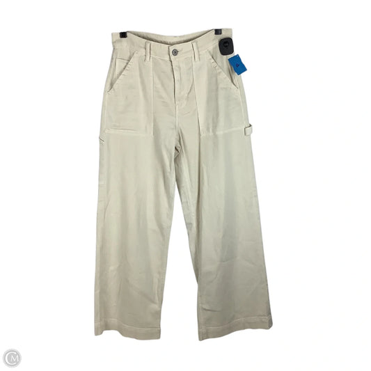 Pants Wide Leg By American Eagle In Cream, Size: 4