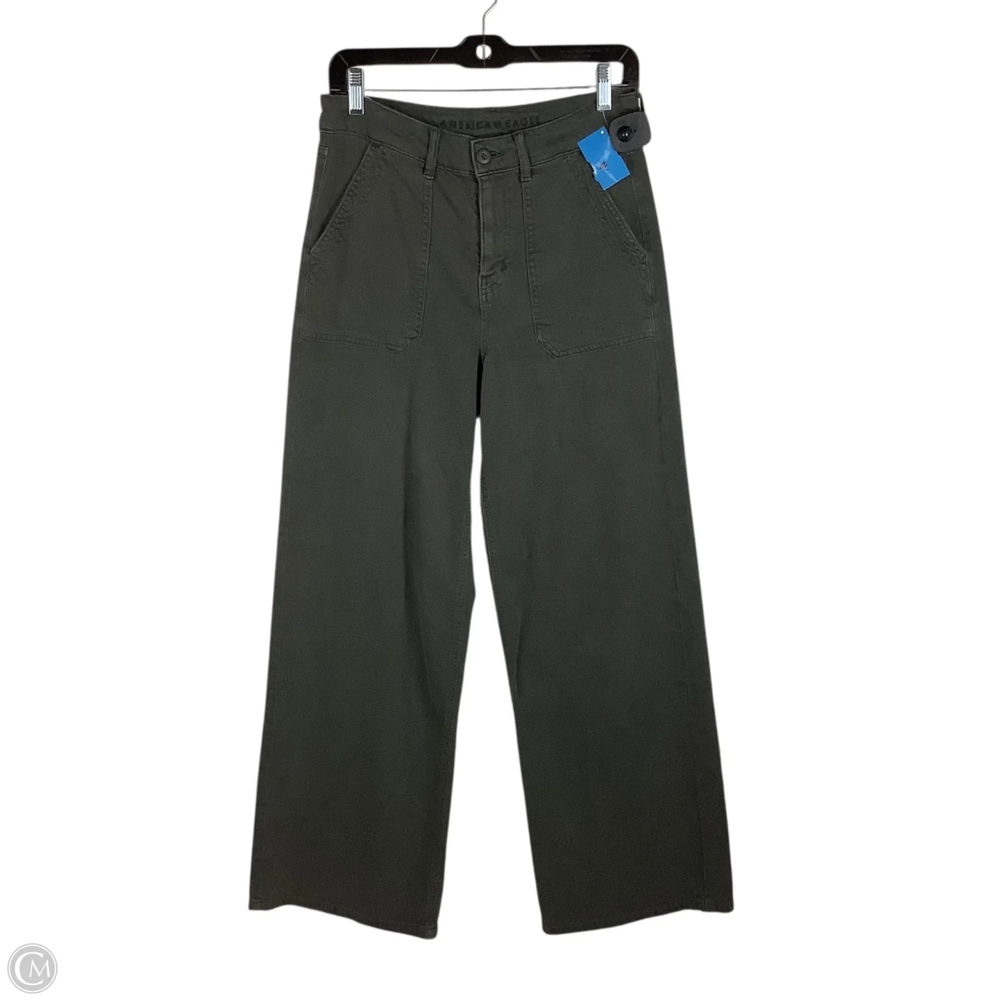 Pants Wide Leg By American Eagle In Grey, Size: 4