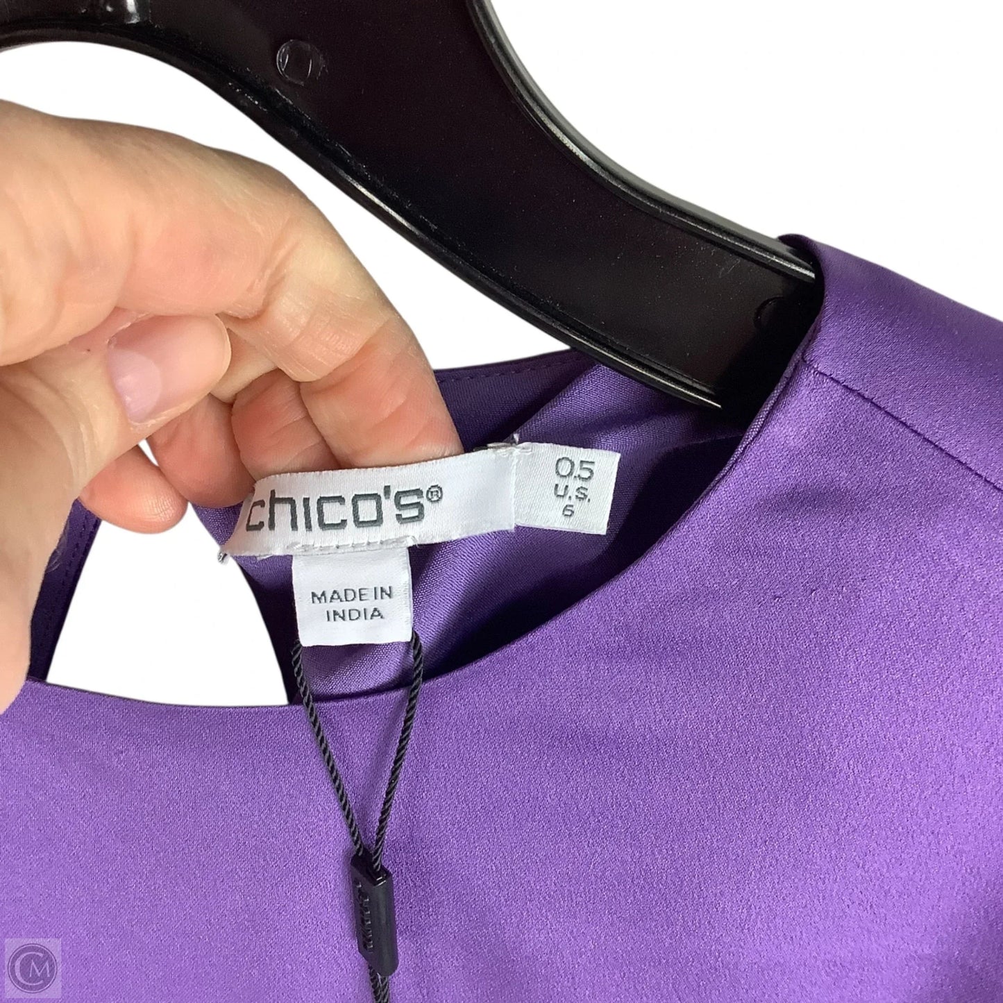 Top Long Sleeve By Chicos In Purple, Size: 6