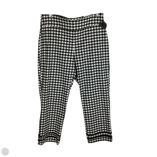 Pants Dress By Crown And Ivy In Checkered Pattern, Size: 16