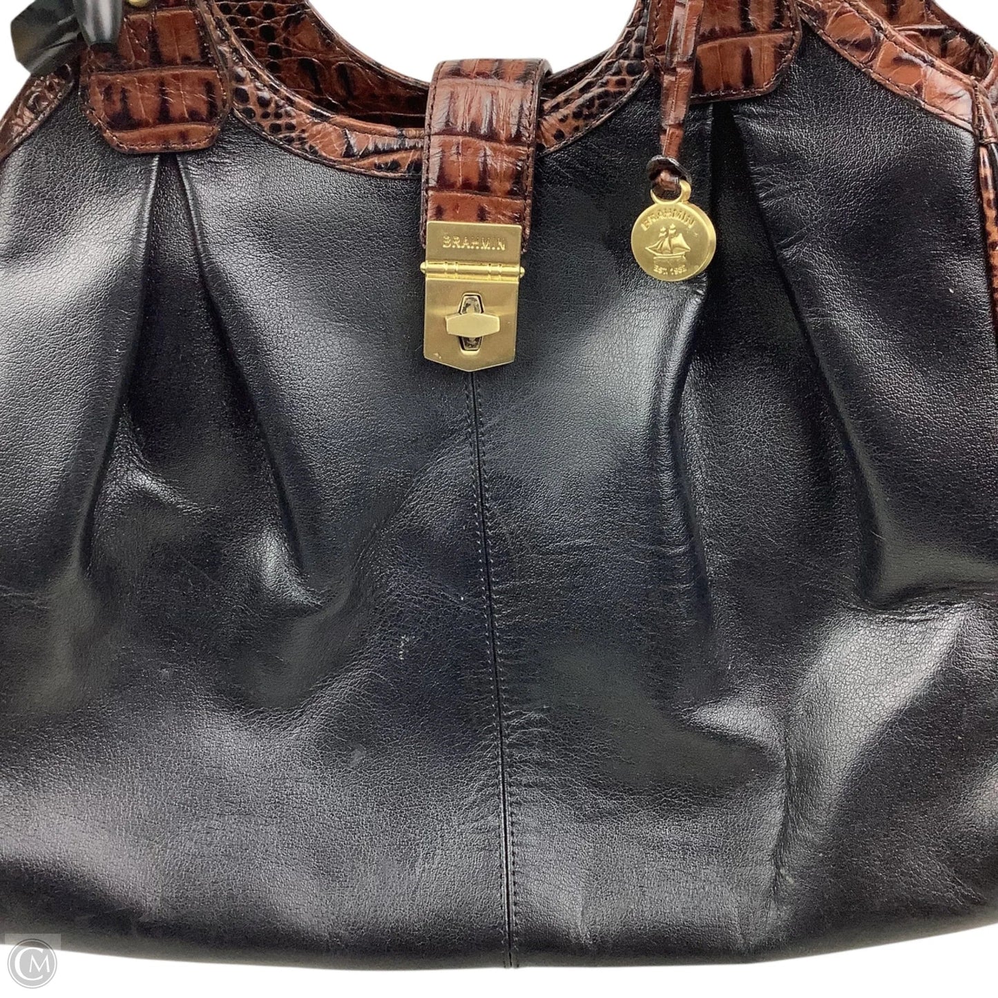 Handbag Designer By Brahmin, Size: Medium