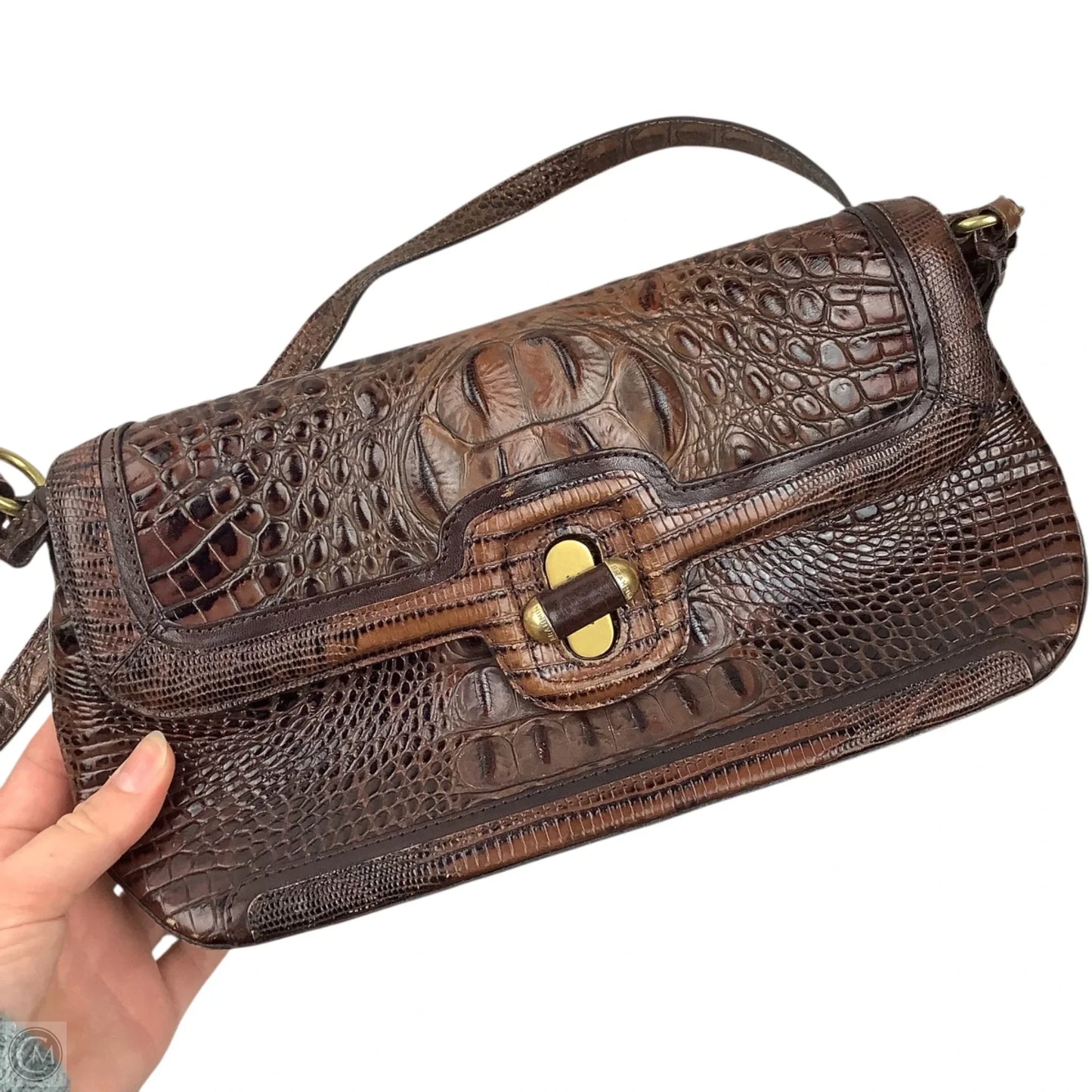 Crossbody Designer By Brahmin, Size: Medium