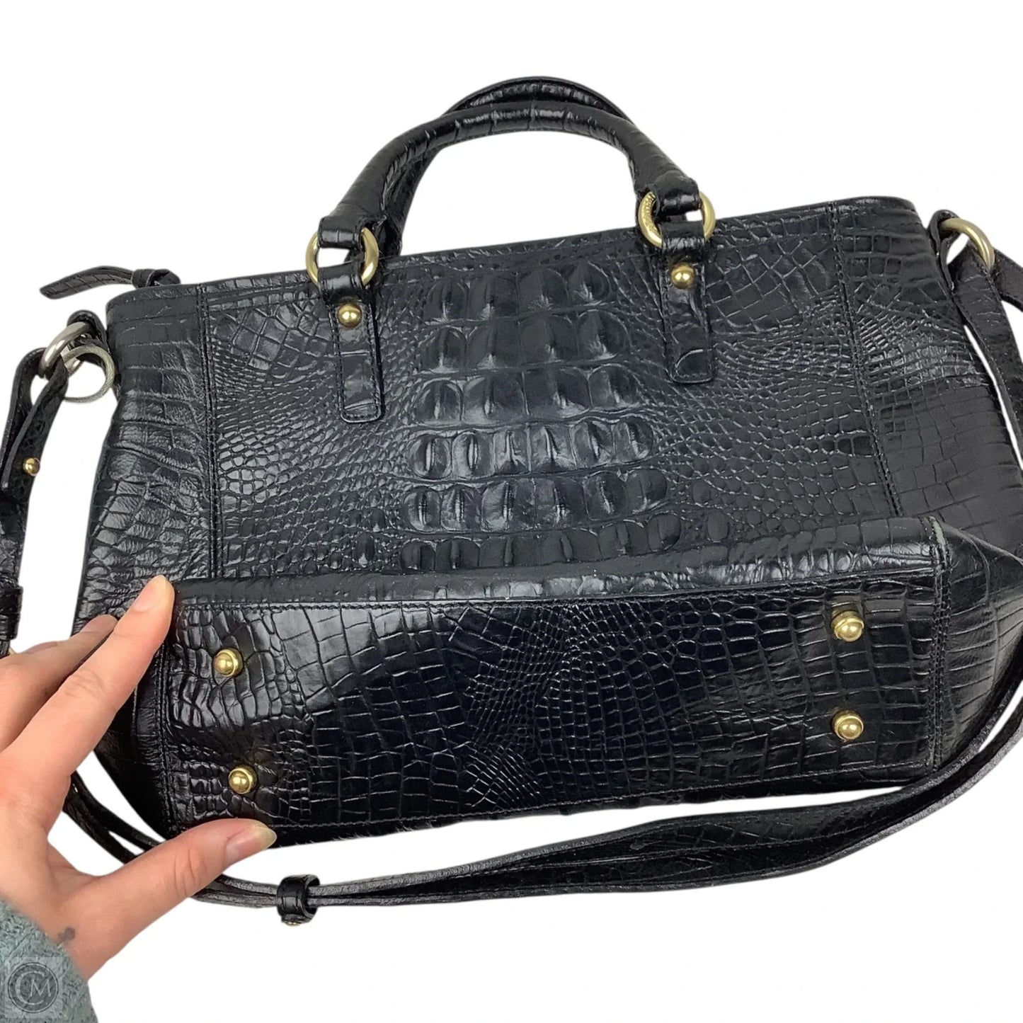 Handbag Designer By Brahmin, Size: Medium