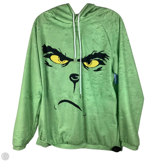Sweatshirt Hoodie By Clothes Mentor In Green, Size: M