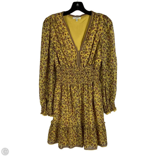 Dress Party Short By Max Studio In Yellow, Size: S