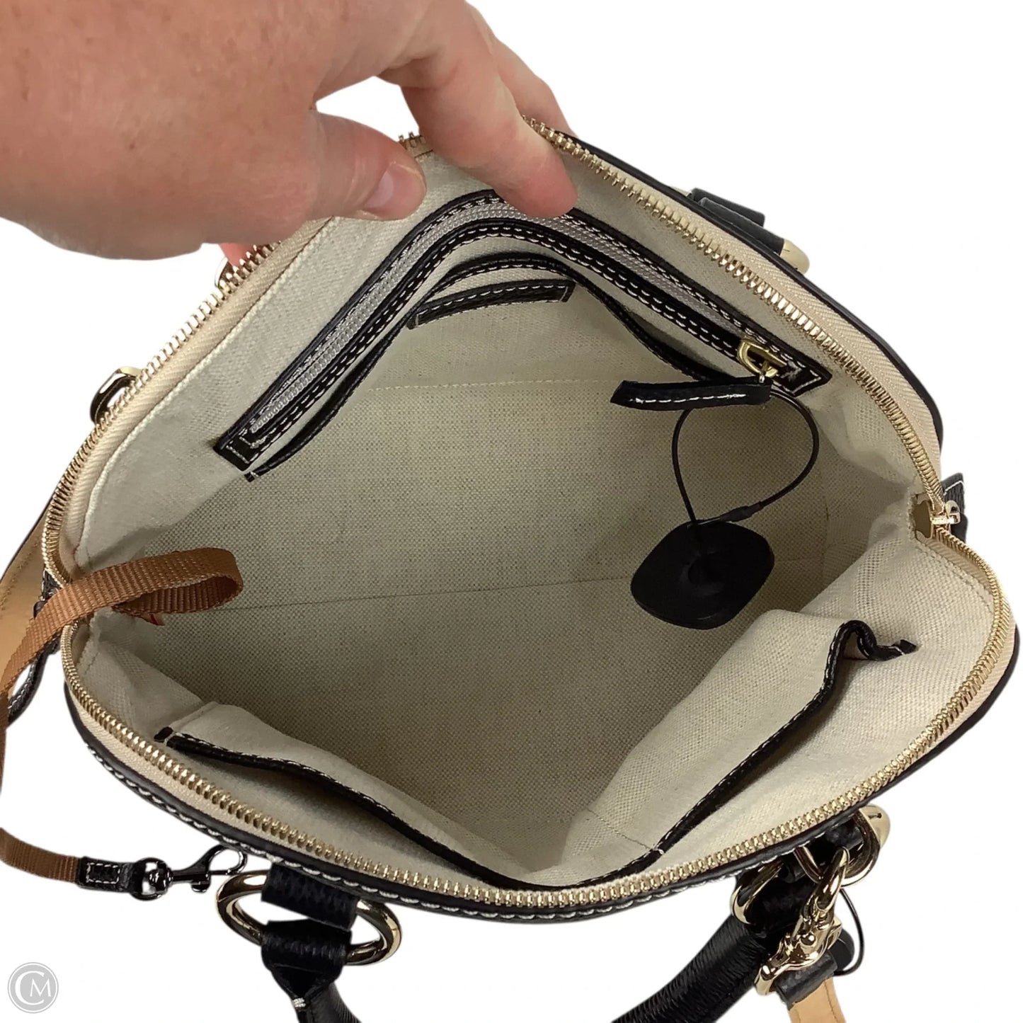 Crossbody Leather By Dooney And Bourke, Size: Medium