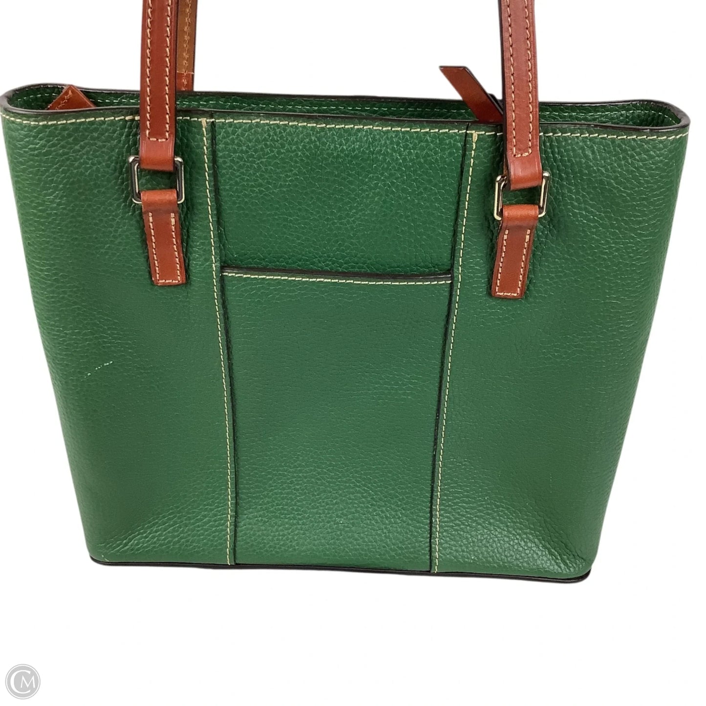 Handbag Designer Leather By Dooney And Bourke, Size: Medium