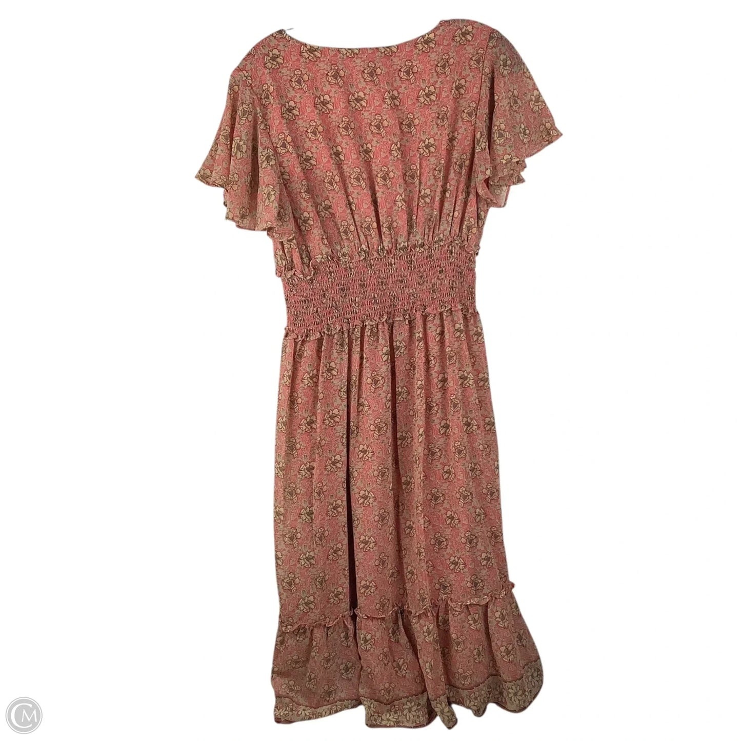 Dress Party Midi By Max Studio In Coral, Size: M