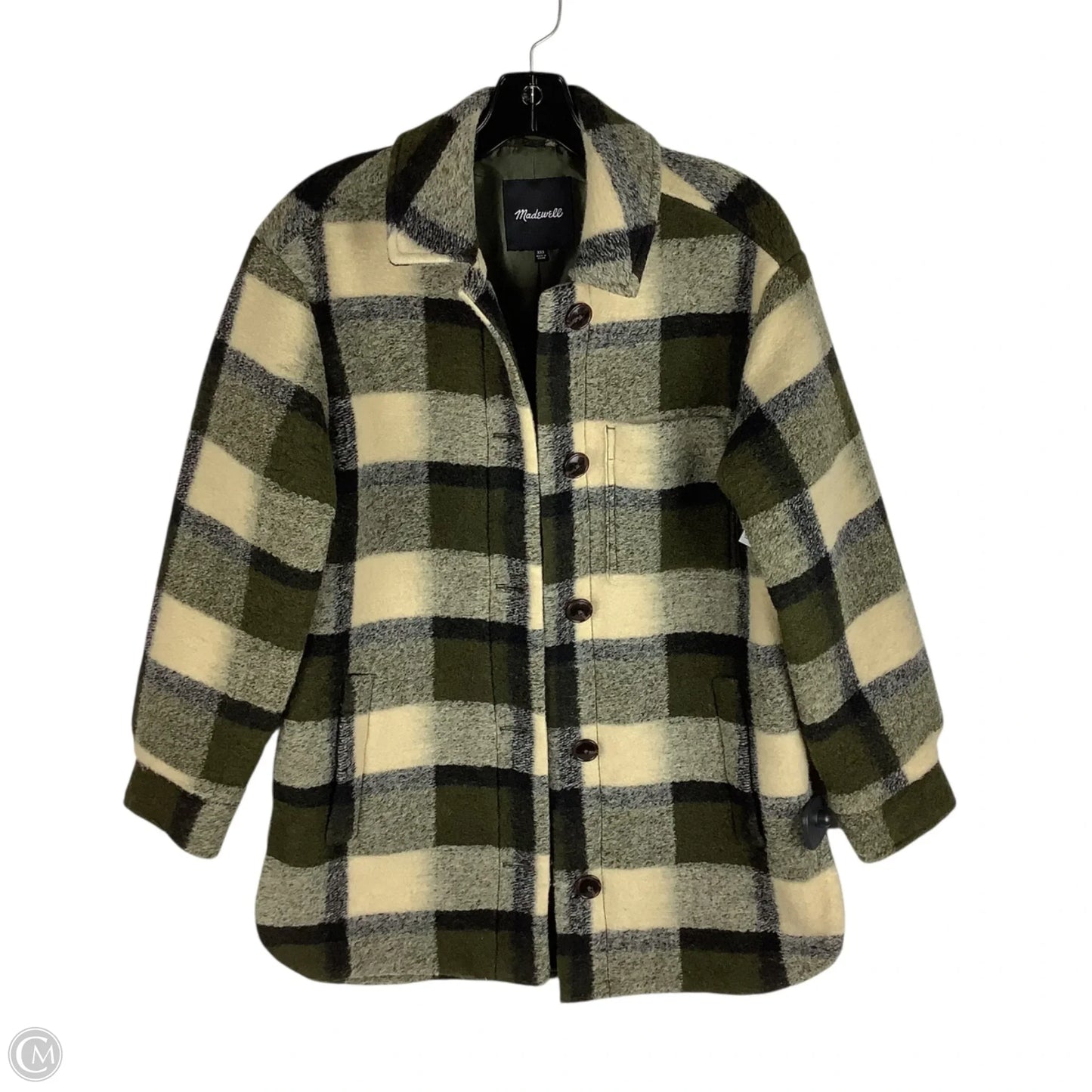 Coat Other By Madewell In Plaid Pattern, Size: Xxs