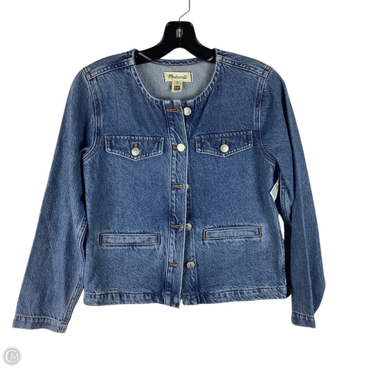Jacket Denim By Madewell In Blue Denim, Size: Xxs