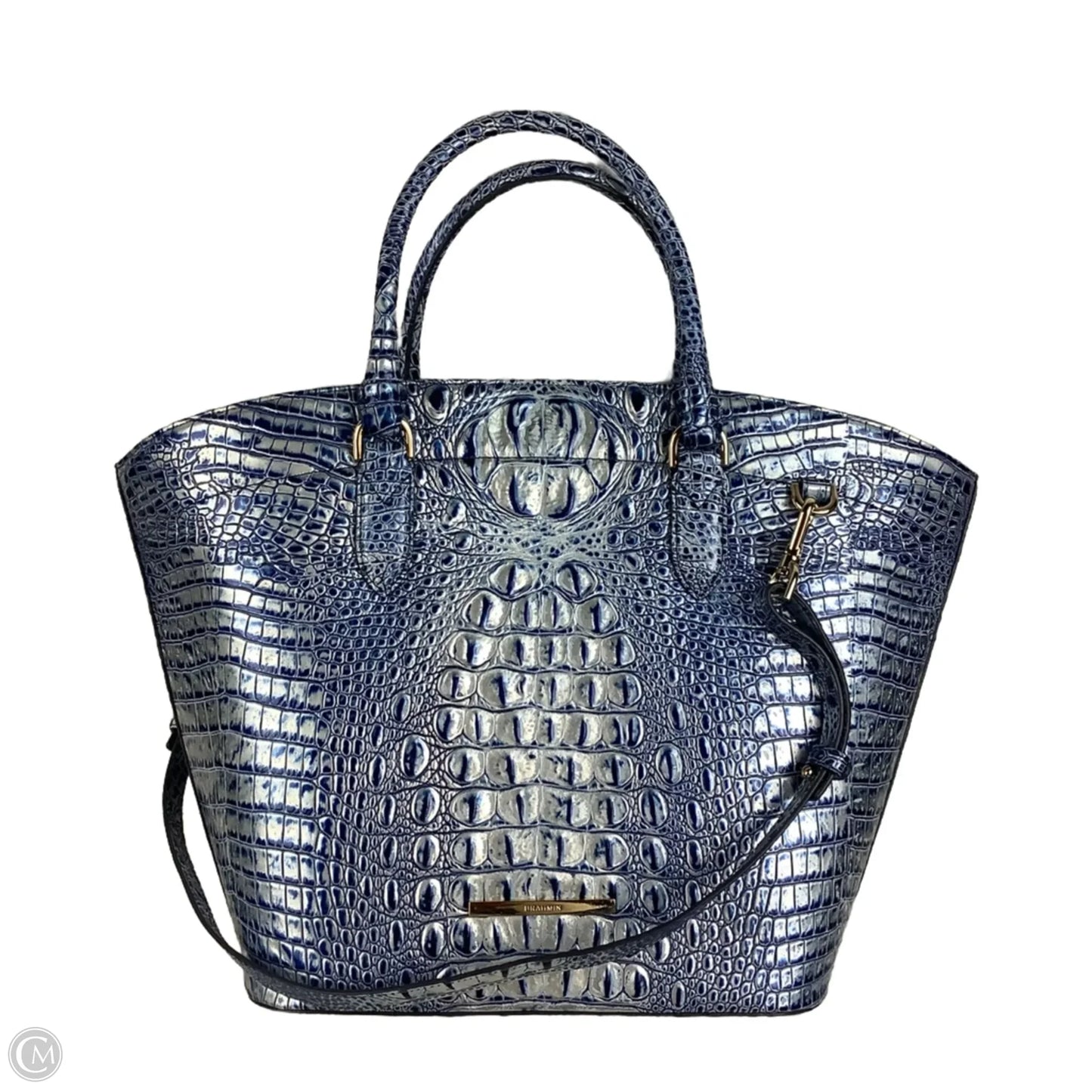 Handbag Designer By Brahmin, Size: Large