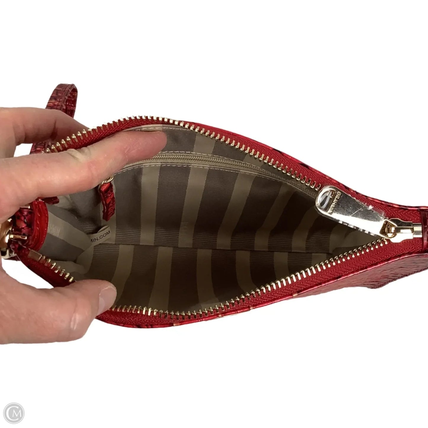 Wristlet Designer By Brahmin, Size: Large