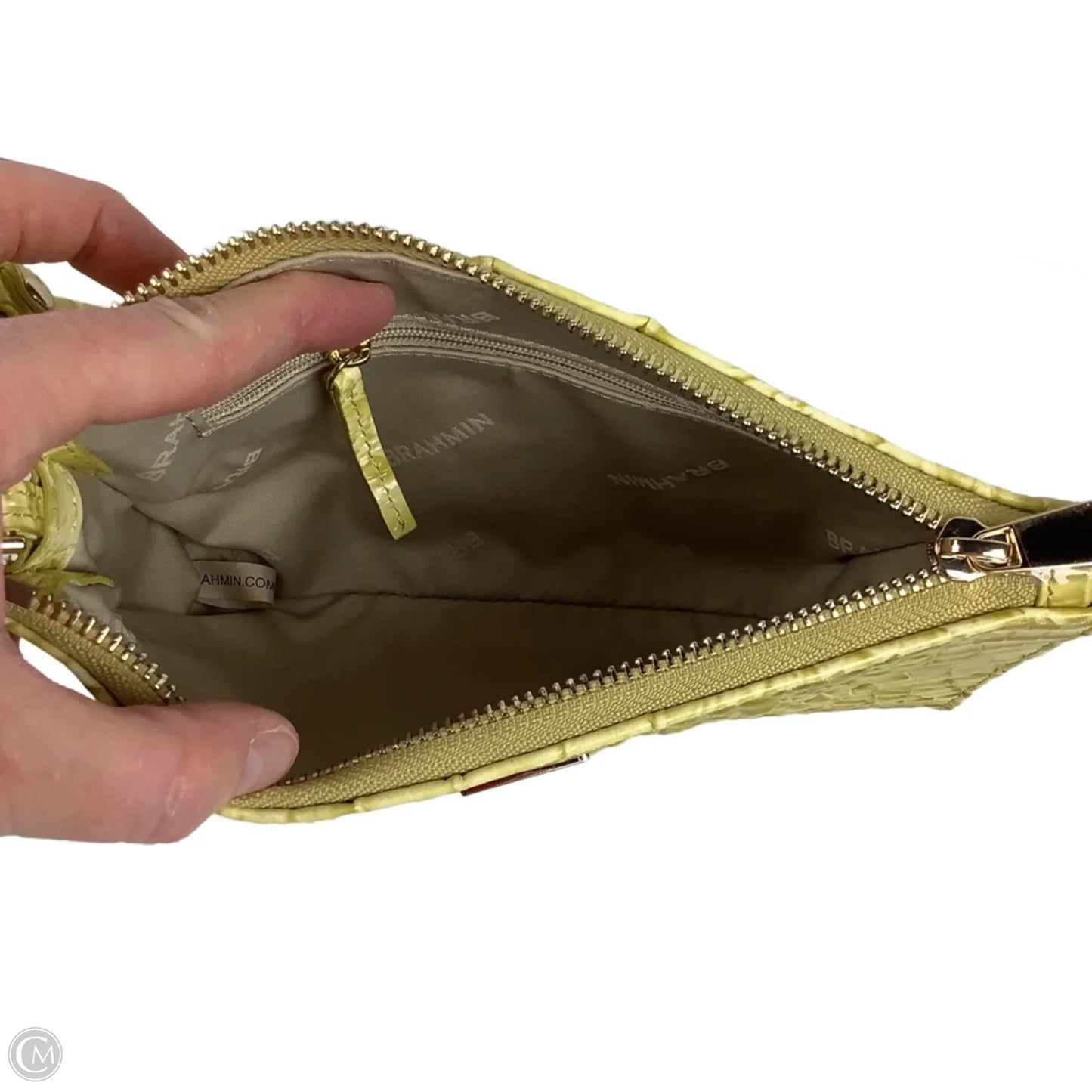 Wristlet Designer By Brahmin, Size: Large