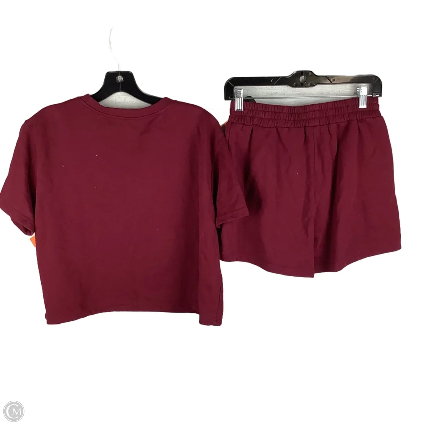 Shorts Set By She + Sky In Maroon, Size: M