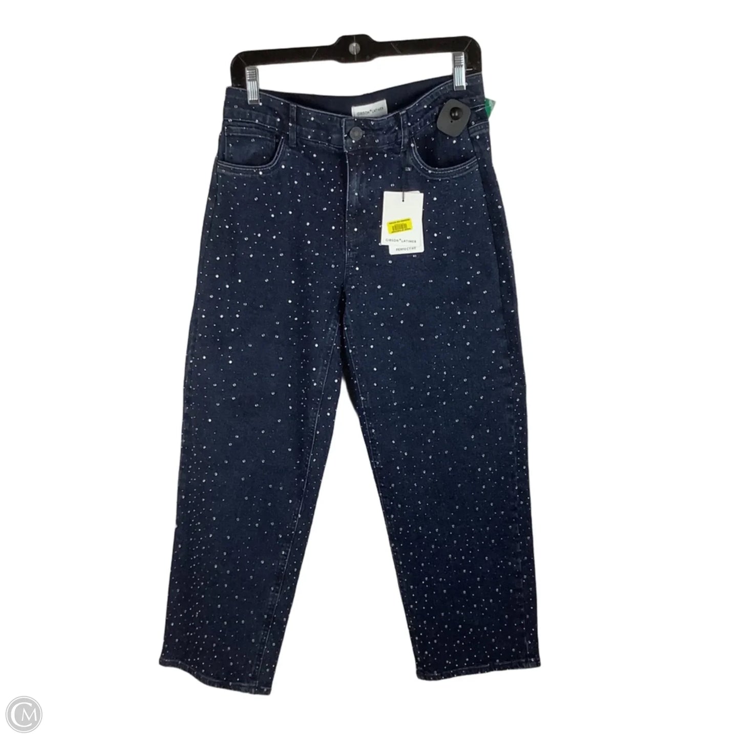 Jeans Cropped By Gibson And Latimer In Blue Denim, Size: 8