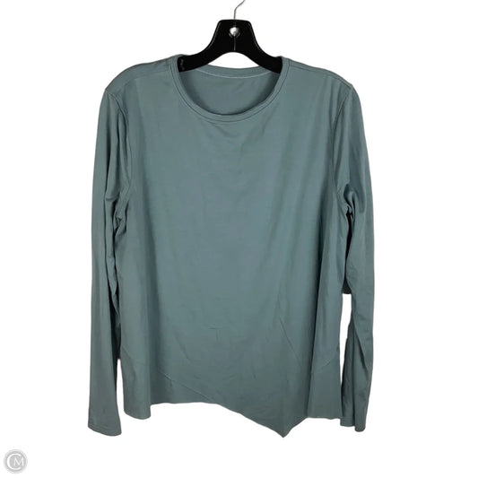 Top Long Sleeve By Lululemon In Blue, Size: Estimated L