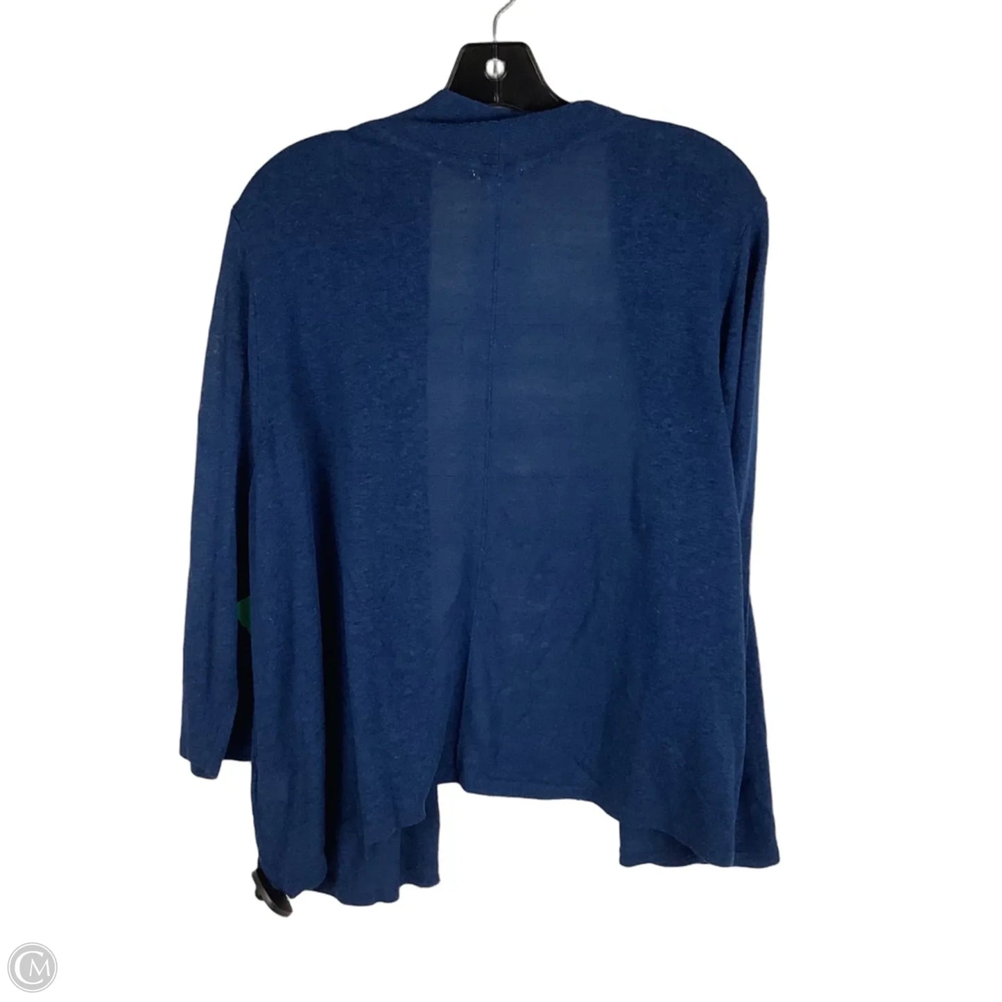 Cardigan By Pure Jill In Navy, Size: 2x