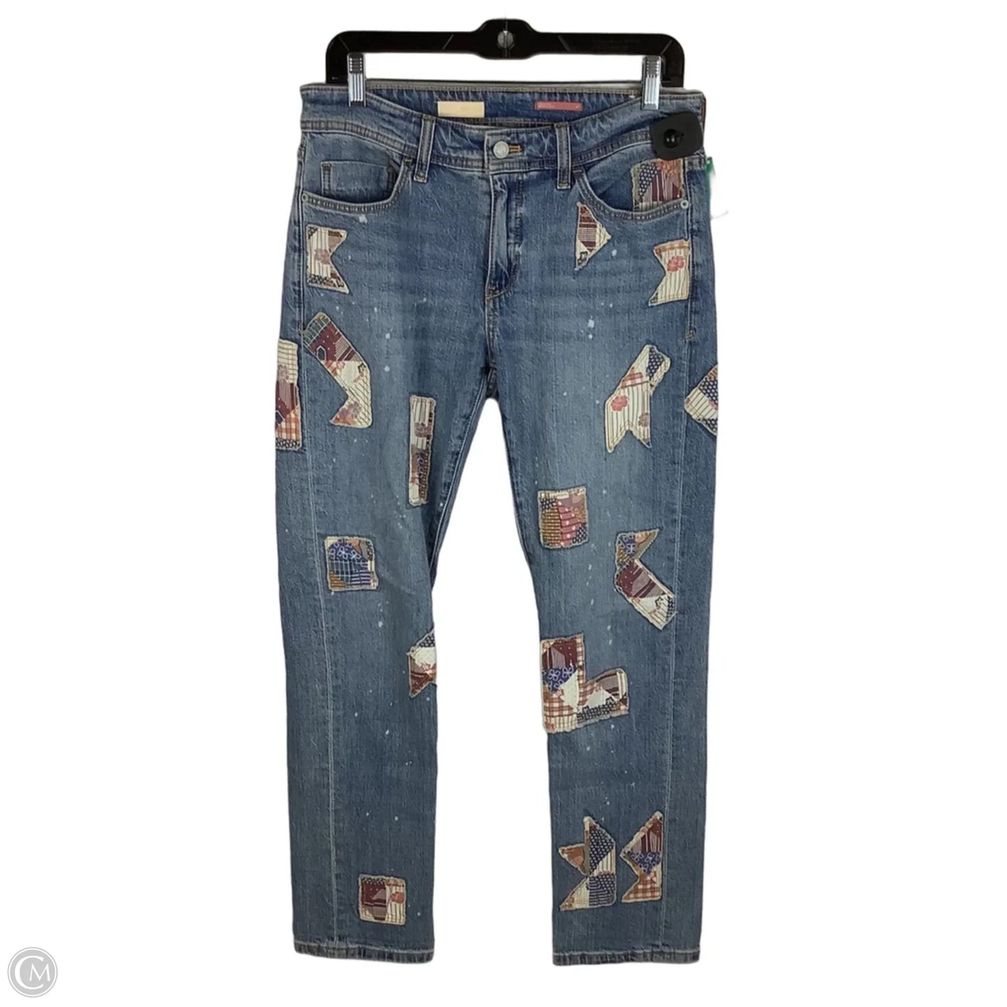 Jeans Straight By Pilcro In Blue Denim, Size: 4 (27)