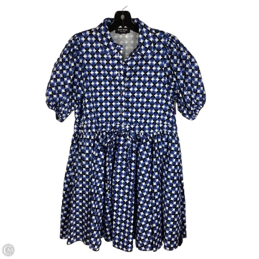 Dress Designer By Kate Spade In Blue & White, Size: S