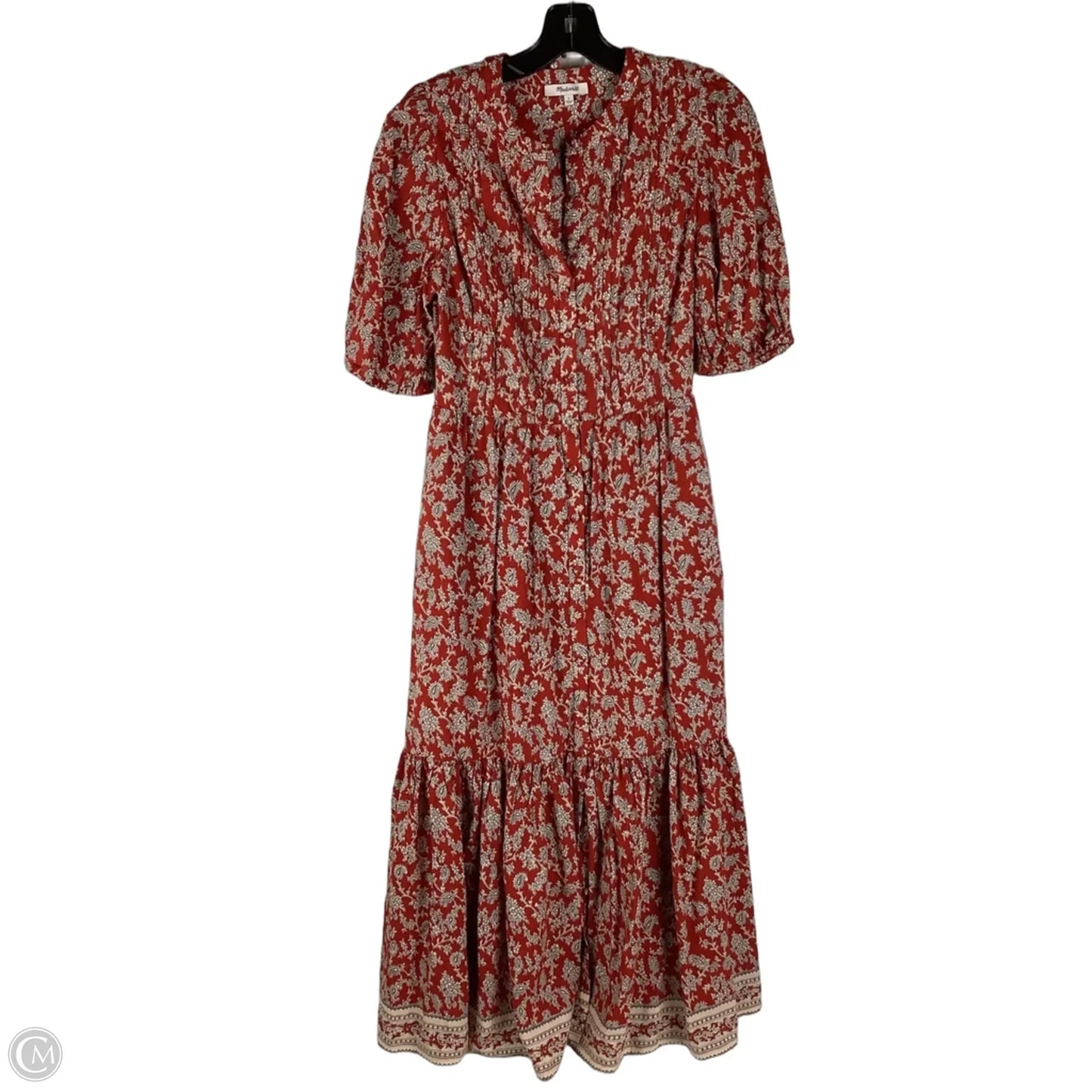 Dress Party Long By Madewell In Orange, Size: 2