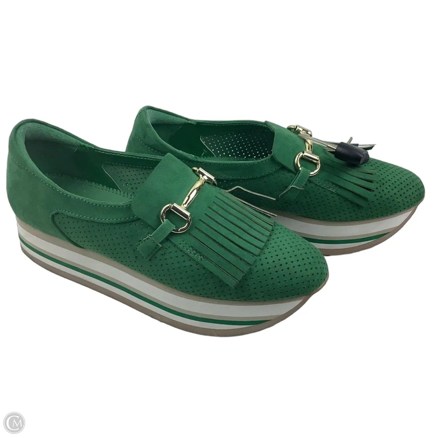 Shoes Heels Platform By Crown And Ivy In Yellow, Size: 7